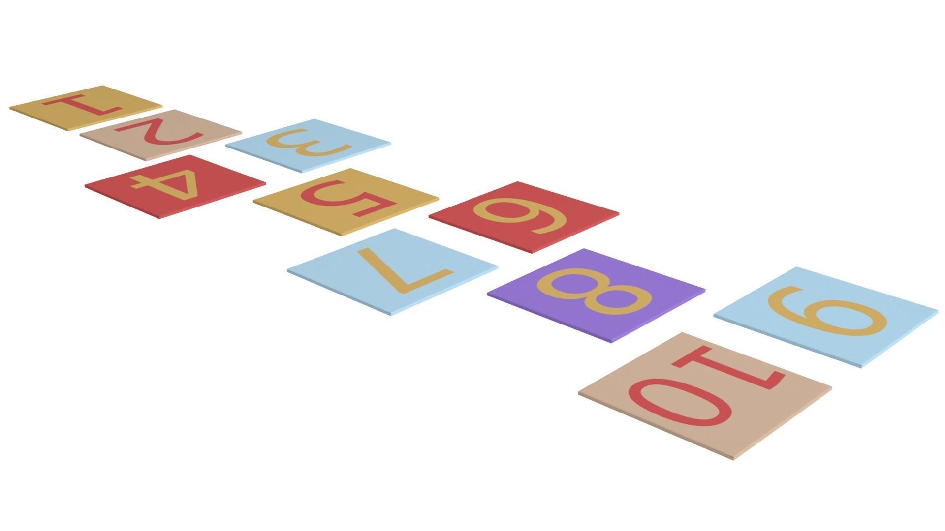 Hopscotch 3D model_4