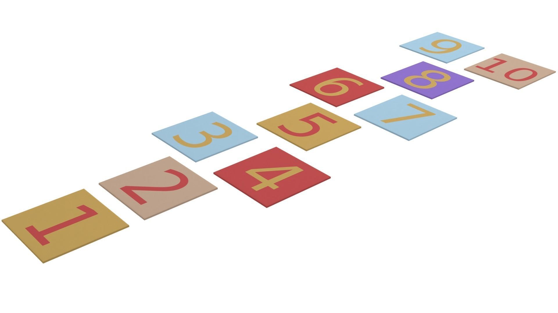 Hopscotch 3D model_2