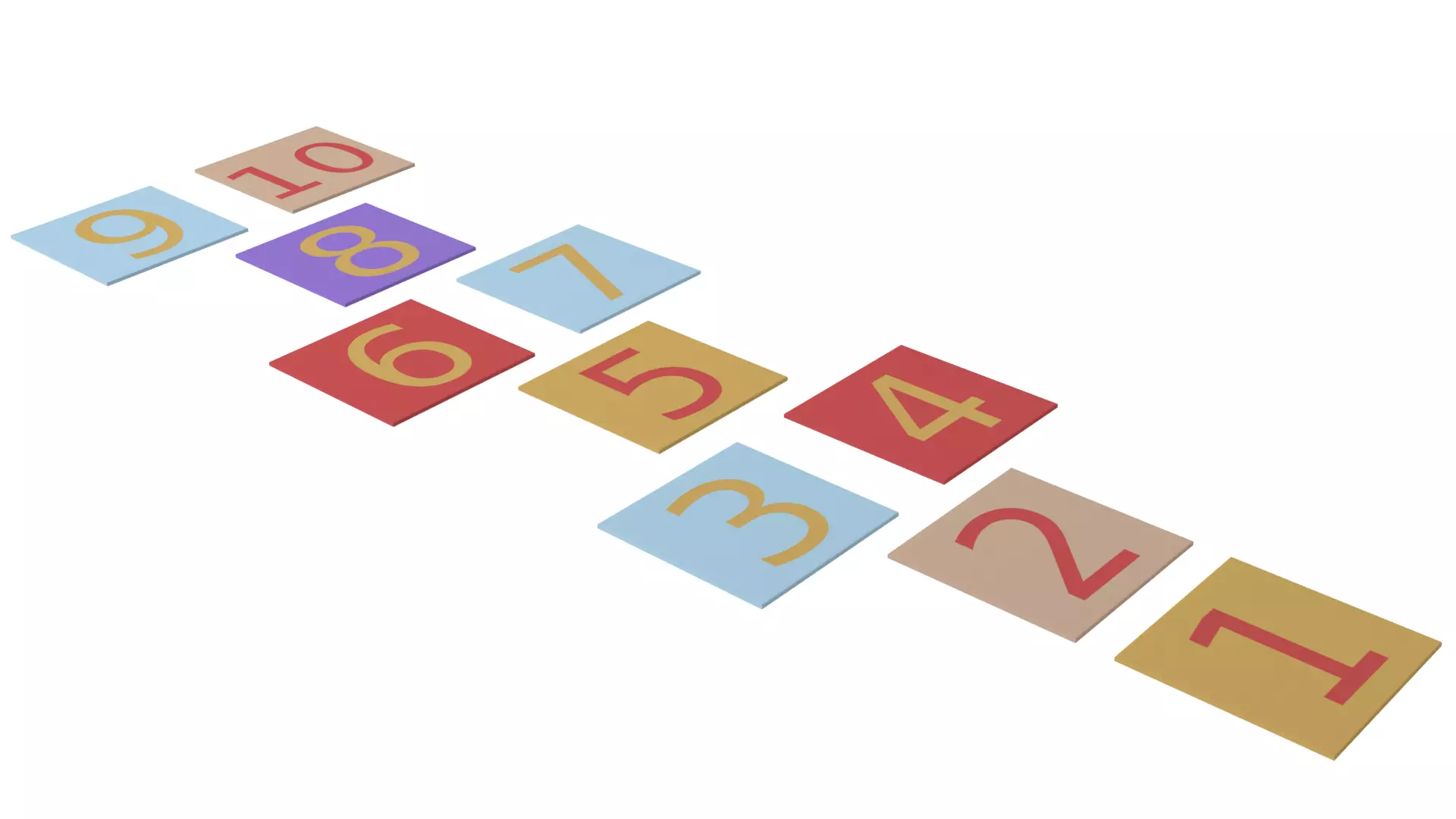 Hopscotch 3D model_0