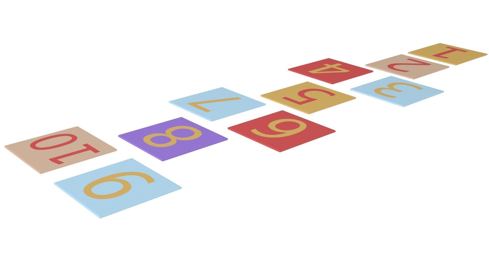 Hopscotch 3D model_6