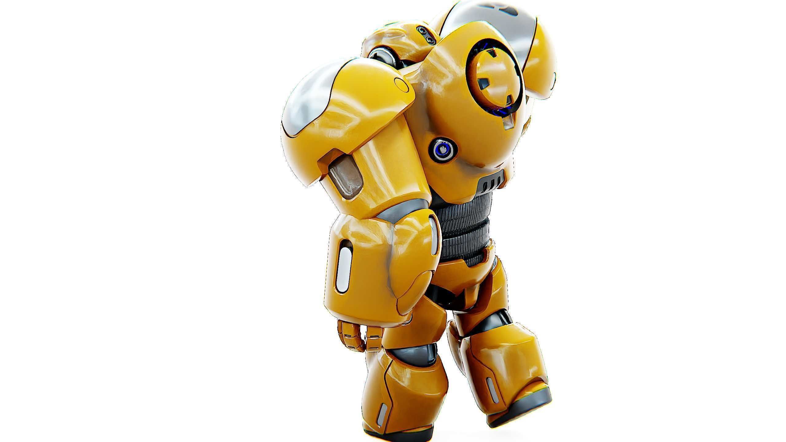 BATTLE DROID GOLIATH Rigged for Unreal Engine - Unity - MIXAMO 3D model_17