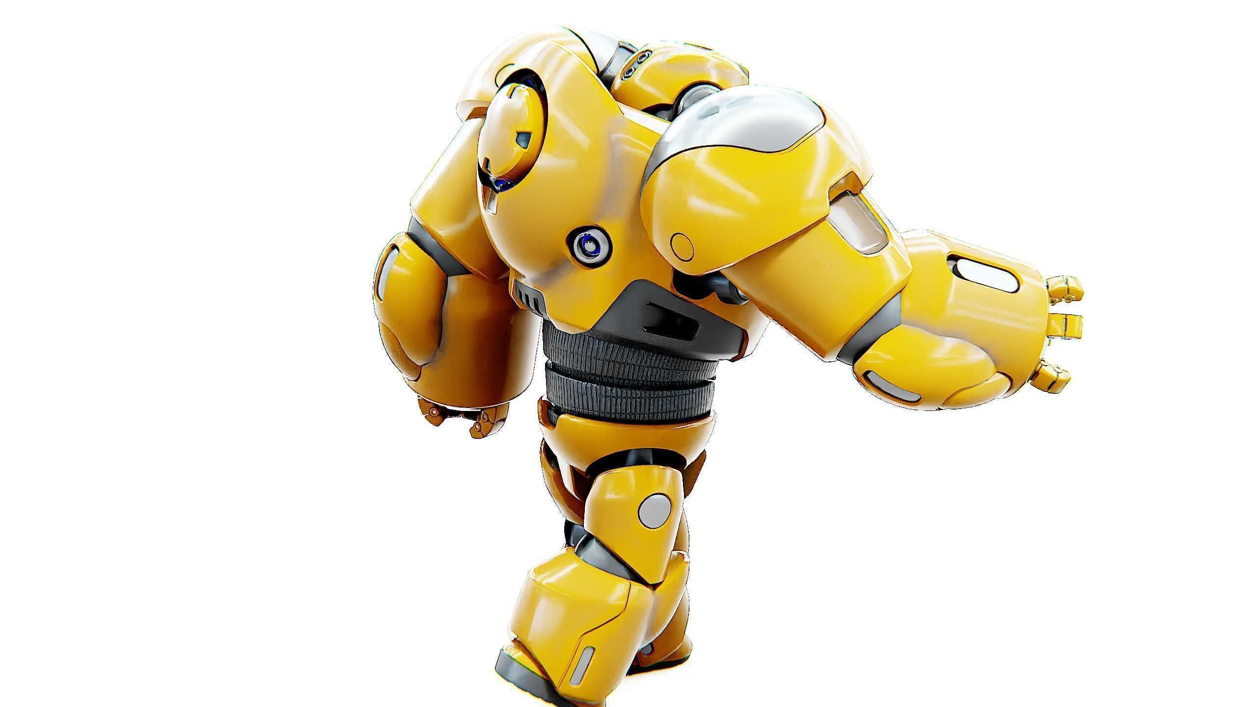 BATTLE DROID GOLIATH Rigged for Unreal Engine - Unity - MIXAMO 3D model_9