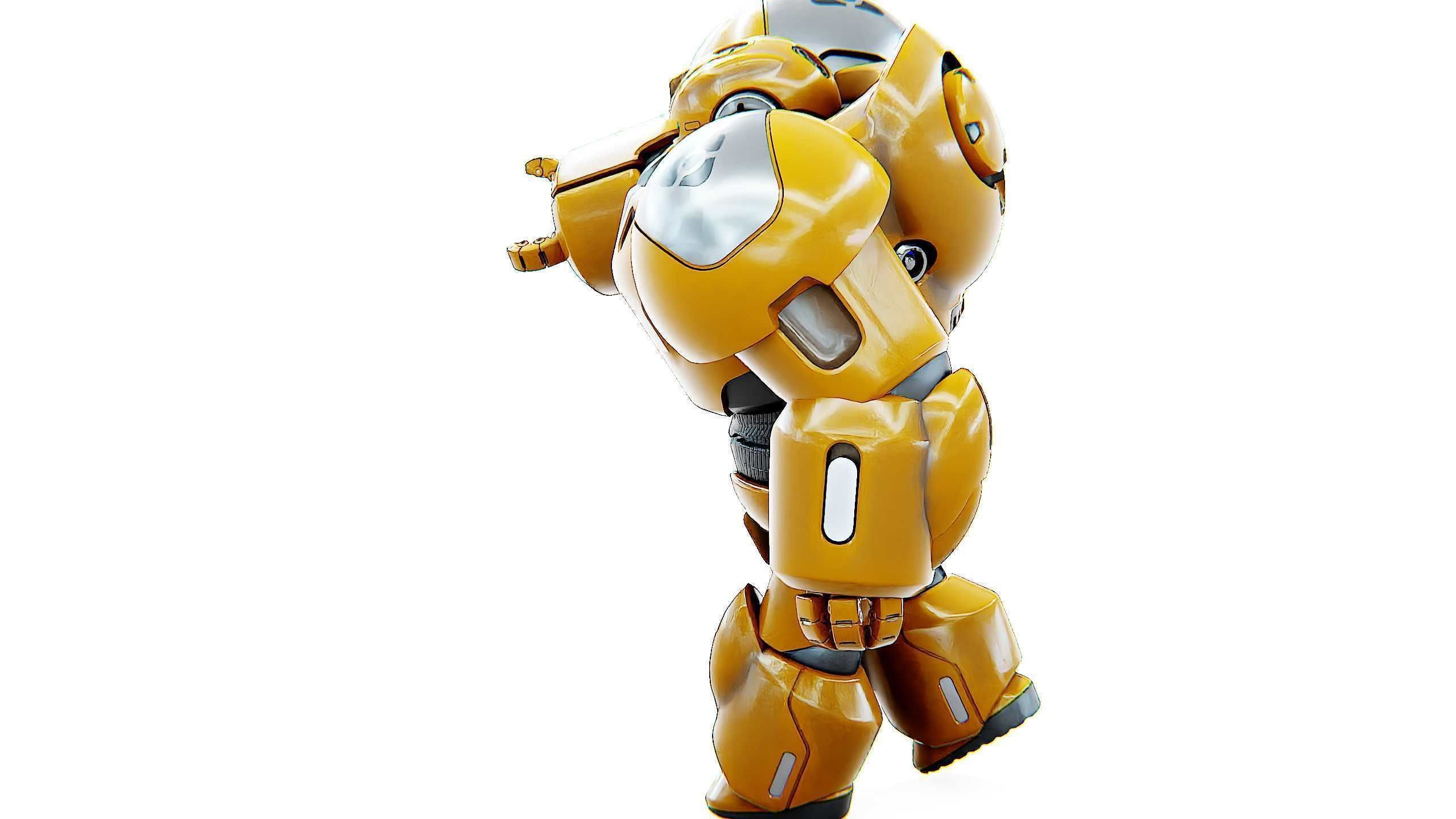 BATTLE DROID GOLIATH Rigged for Unreal Engine - Unity - MIXAMO 3D model_19