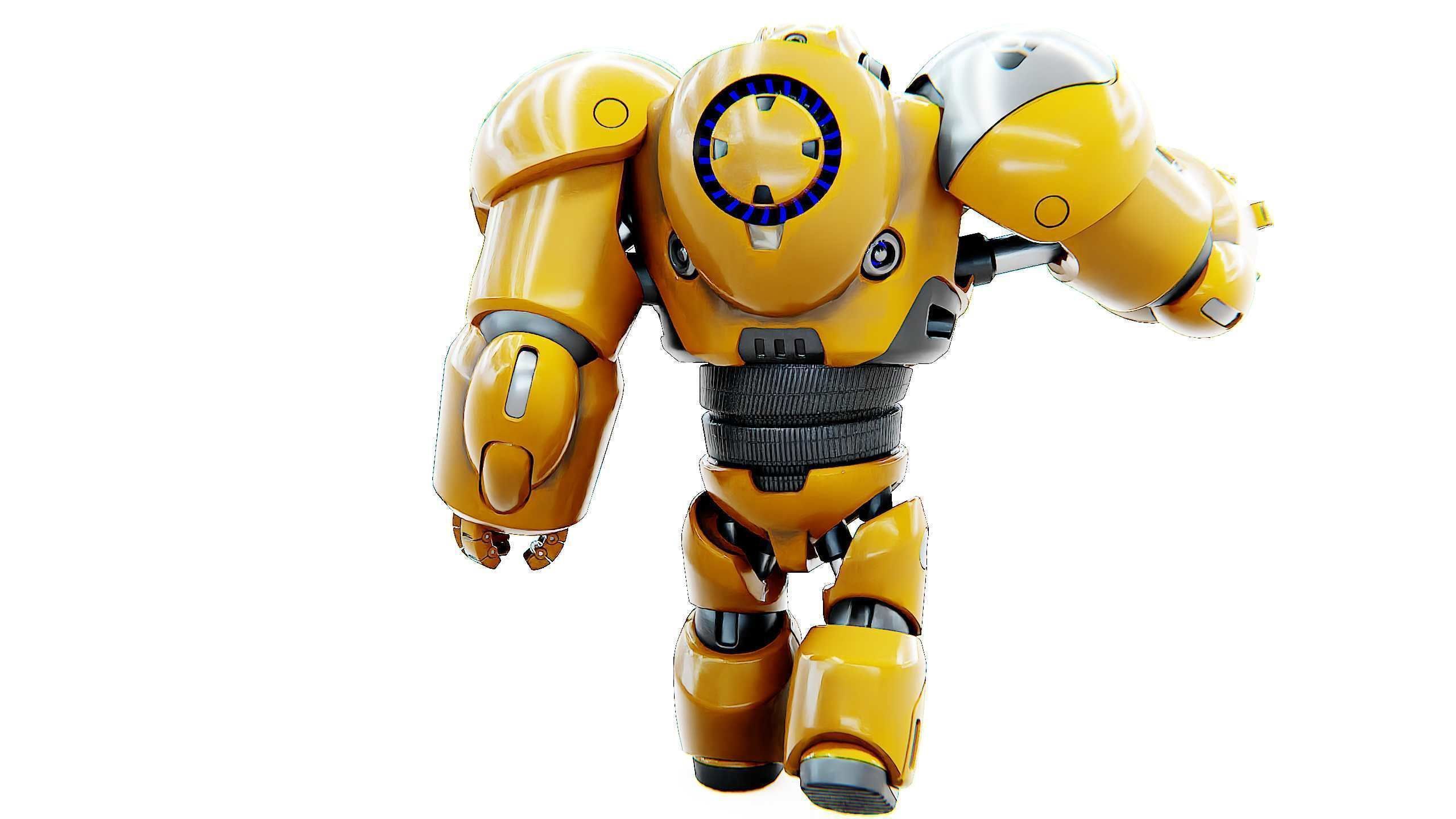 BATTLE DROID GOLIATH Rigged for Unreal Engine - Unity - MIXAMO 3D model_13