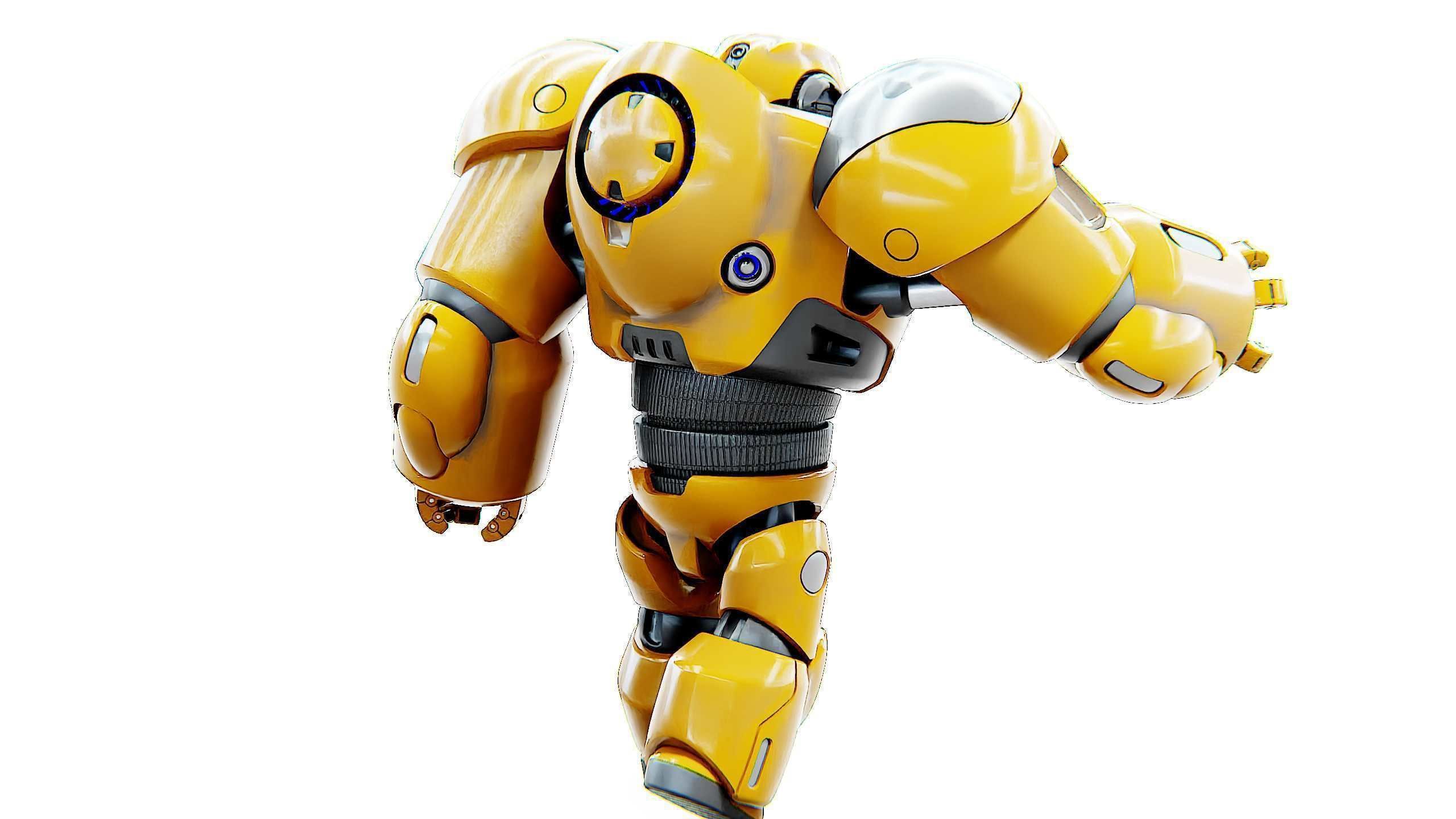 BATTLE DROID GOLIATH Rigged for Unreal Engine - Unity - MIXAMO 3D model_11