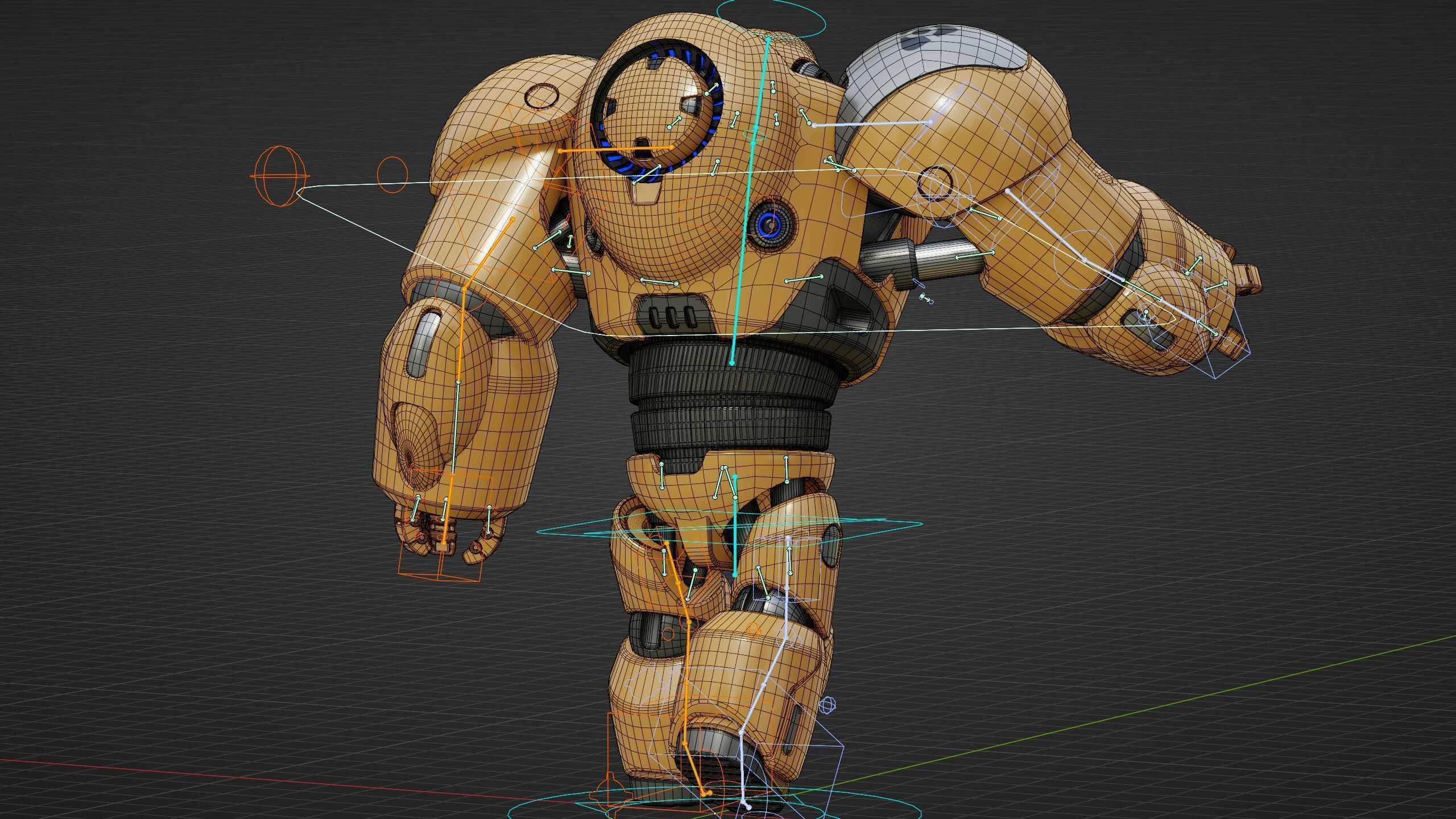BATTLE DROID GOLIATH Rigged for Unreal Engine - Unity - MIXAMO 3D model_38