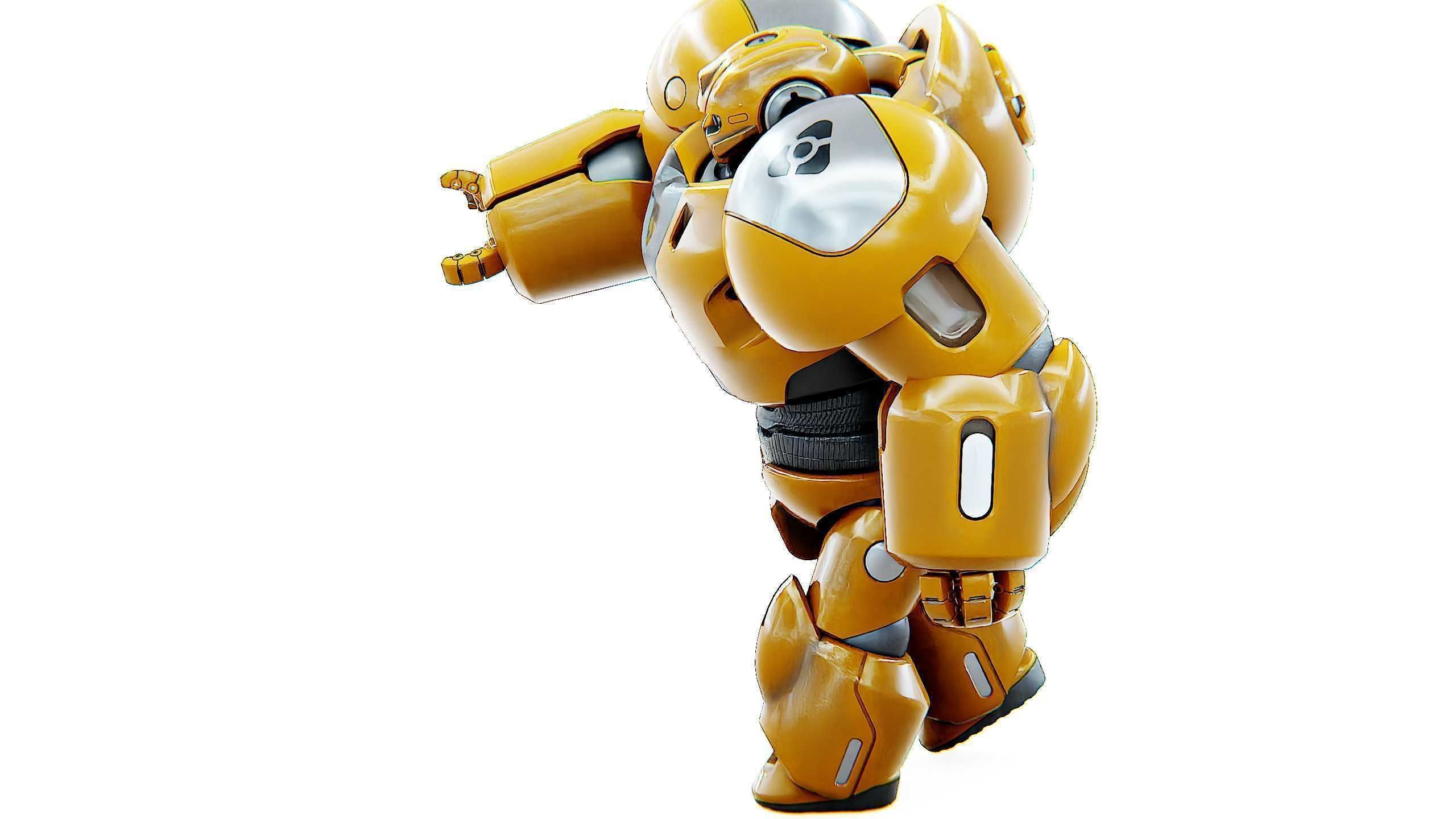 BATTLE DROID GOLIATH Rigged for Unreal Engine - Unity - MIXAMO 3D model_20