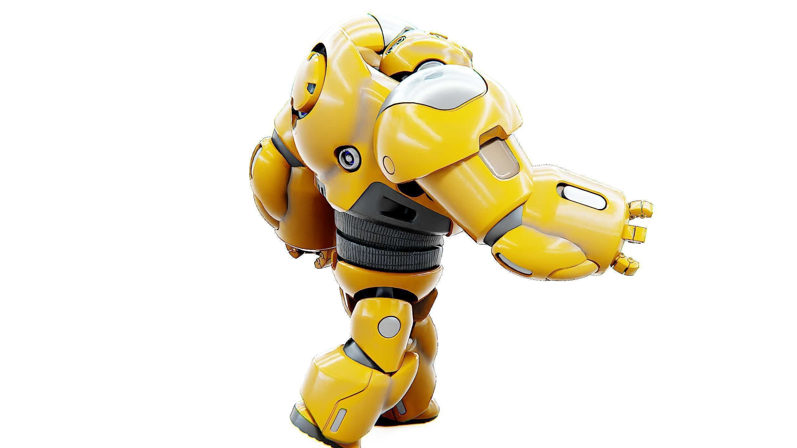 BATTLE DROID GOLIATH Rigged for Unreal Engine - Unity - MIXAMO 3D model_8