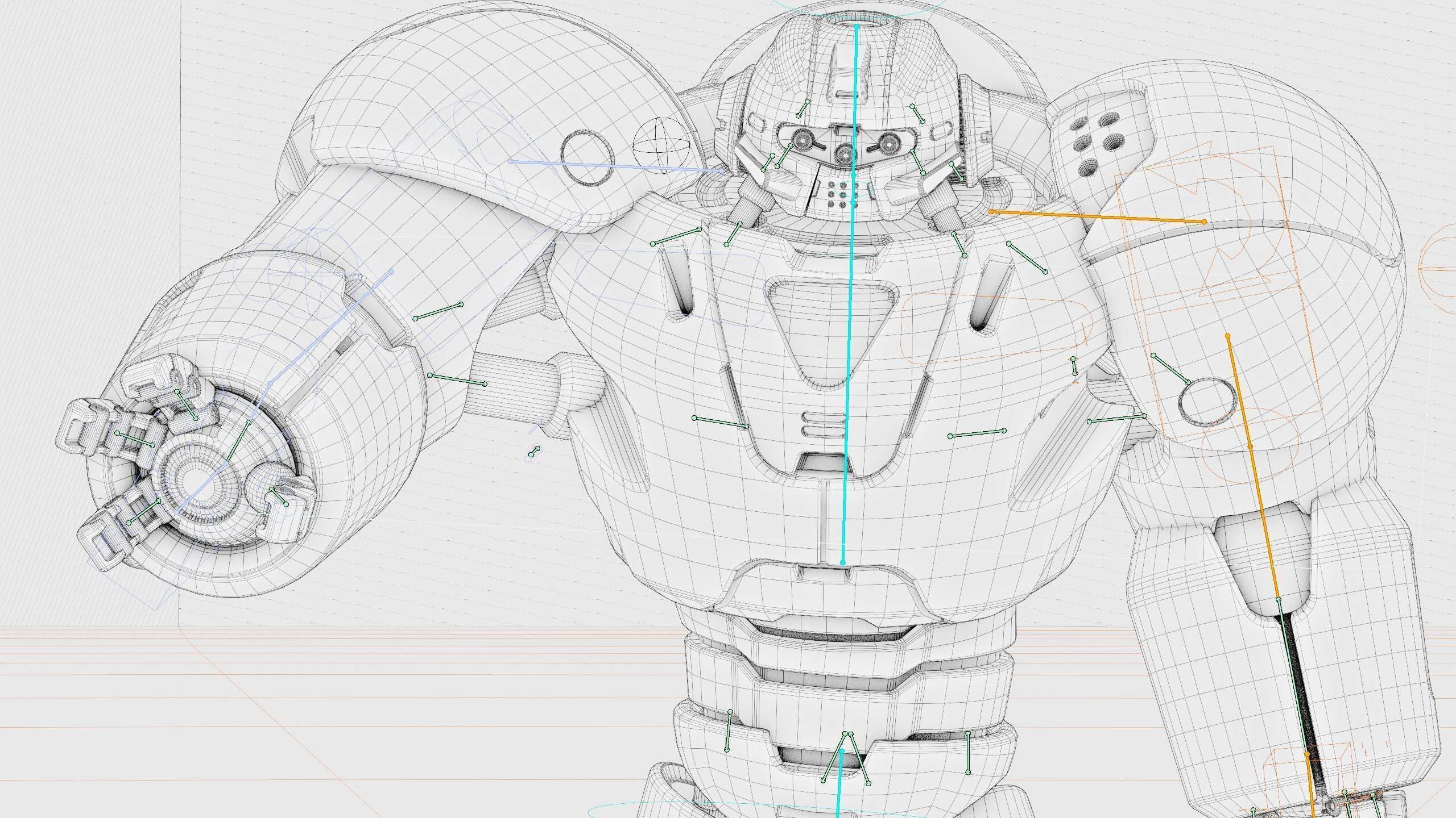 BATTLE DROID GOLIATH Rigged for Unreal Engine - Unity - MIXAMO 3D model_42
