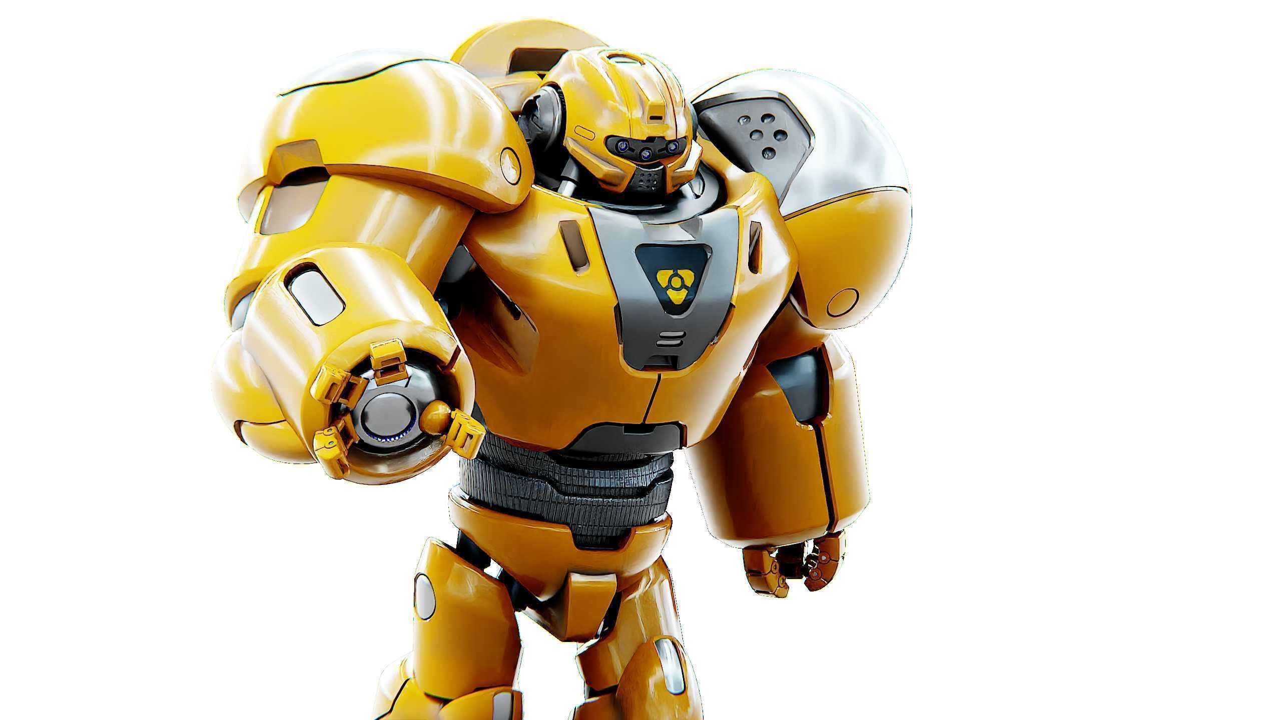 BATTLE DROID GOLIATH Rigged for Unreal Engine - Unity - MIXAMO 3D model_2