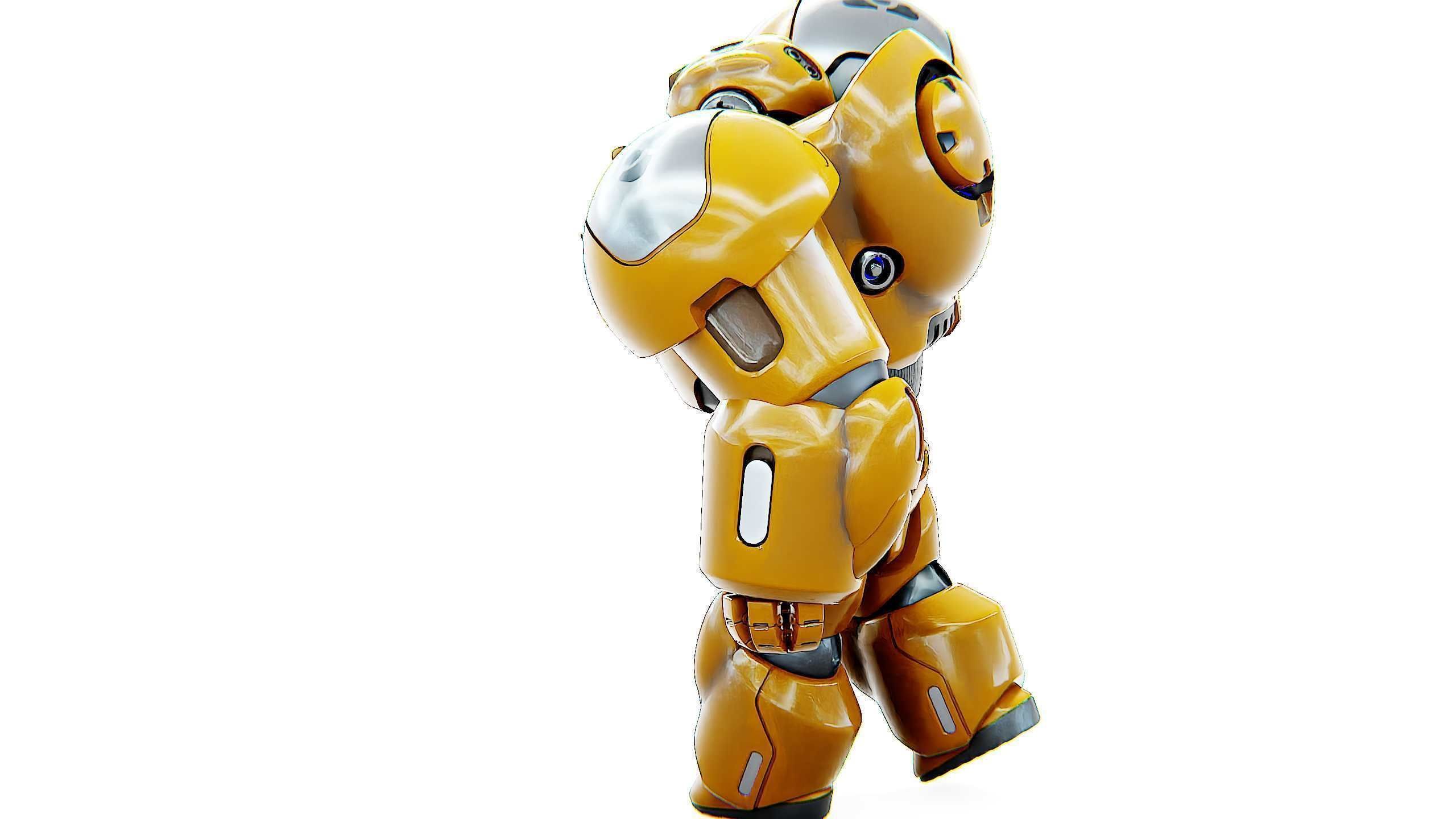 BATTLE DROID GOLIATH Rigged for Unreal Engine - Unity - MIXAMO 3D model_18