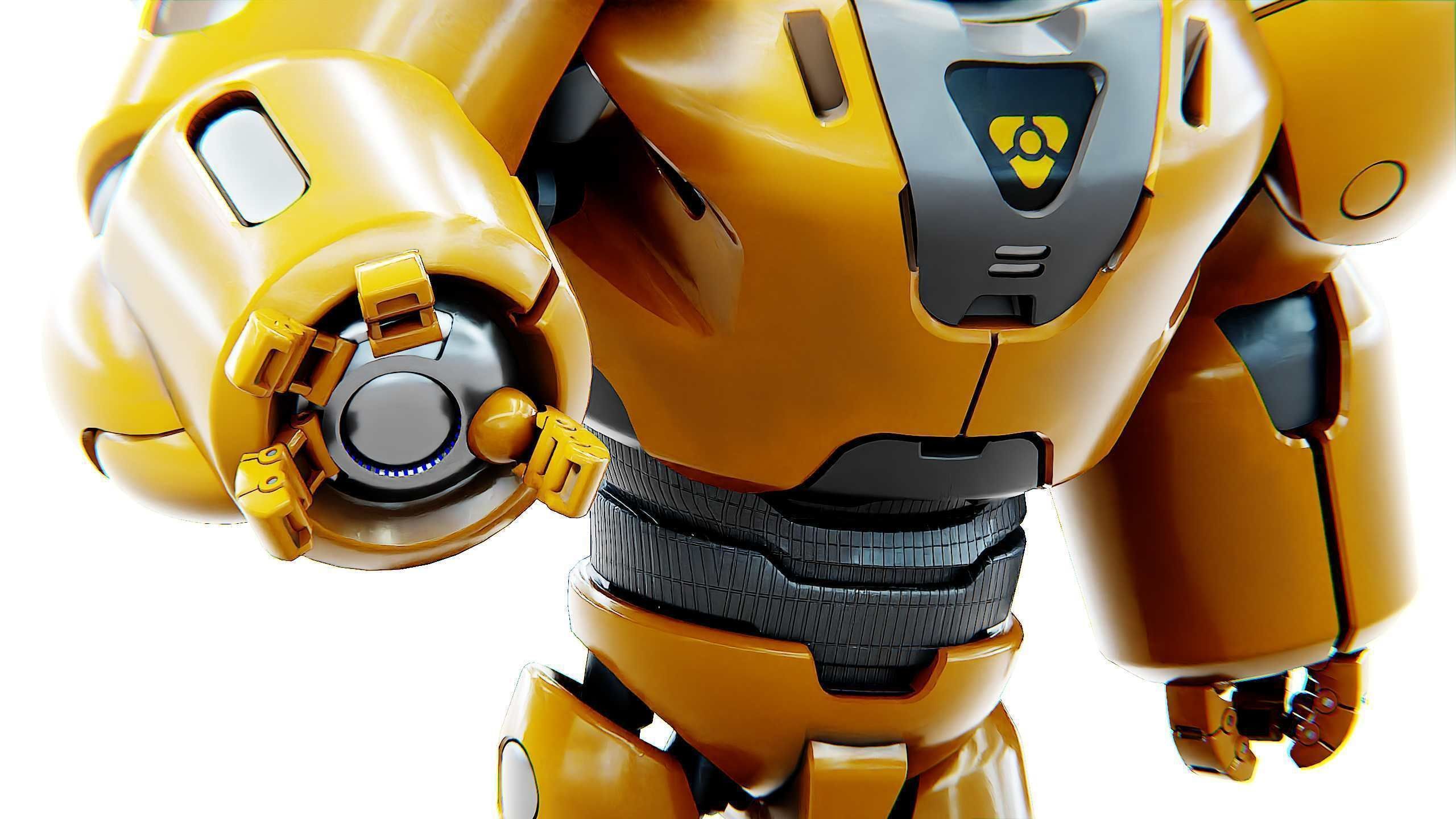 BATTLE DROID GOLIATH Rigged for Unreal Engine - Unity - MIXAMO 3D model_29