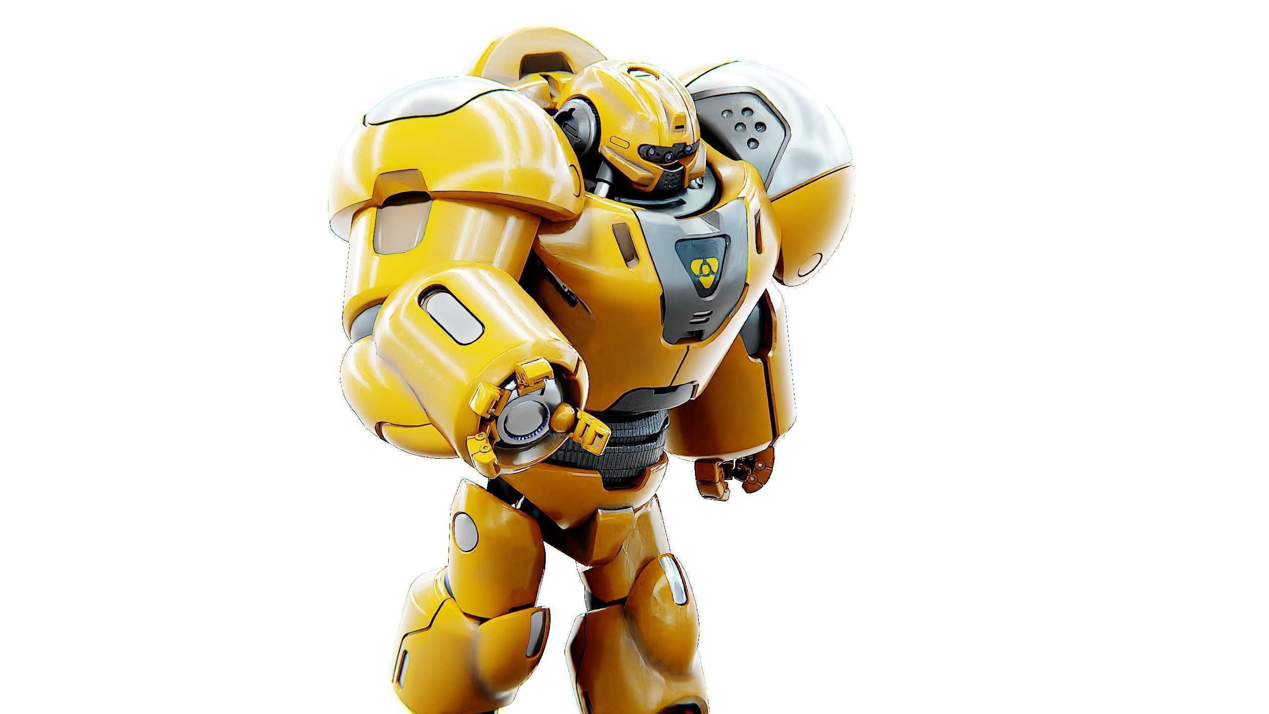 BATTLE DROID GOLIATH Rigged for Unreal Engine - Unity - MIXAMO 3D model_3