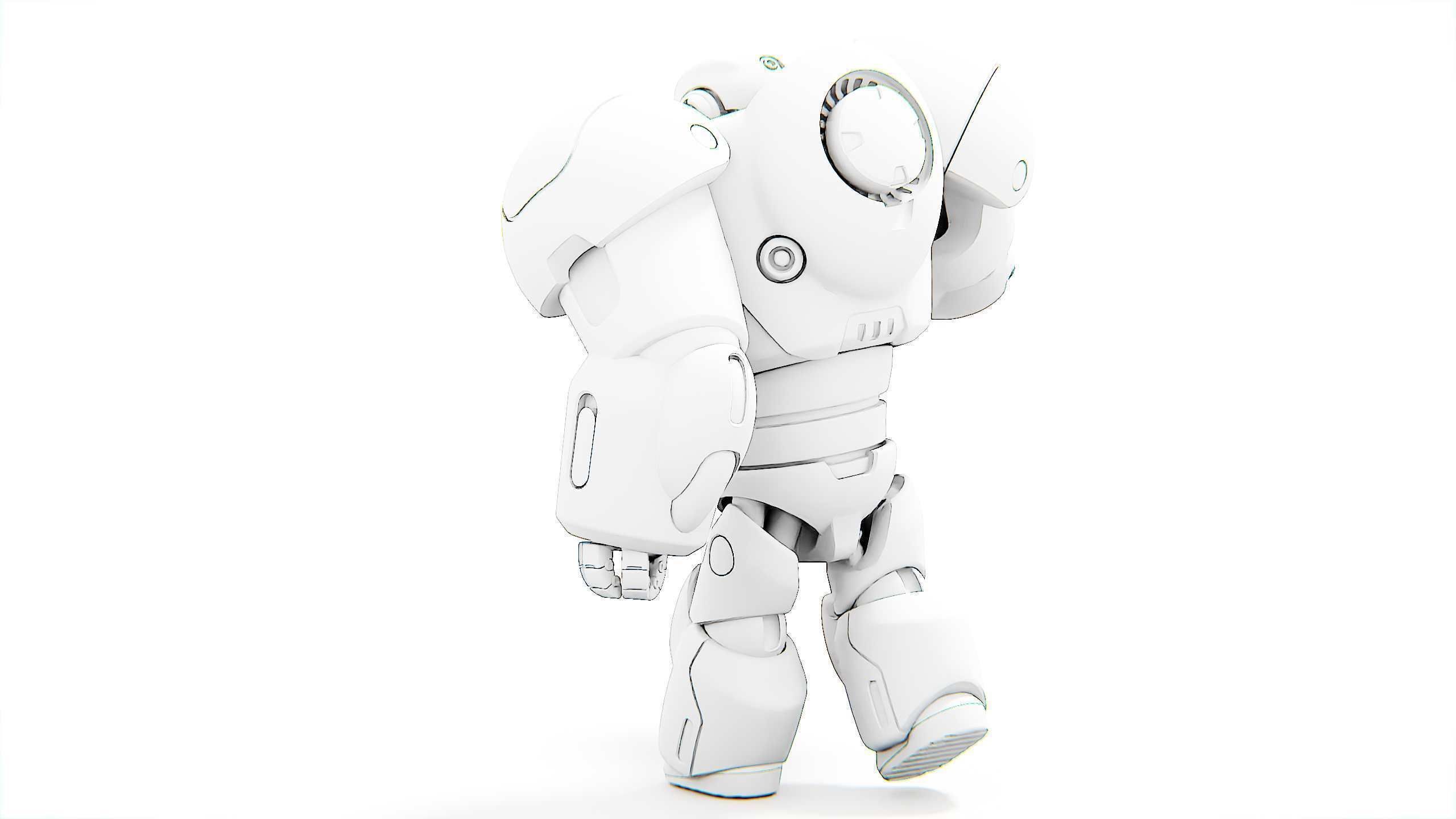 BATTLE DROID GOLIATH Rigged for Unreal Engine - Unity - MIXAMO 3D model_33