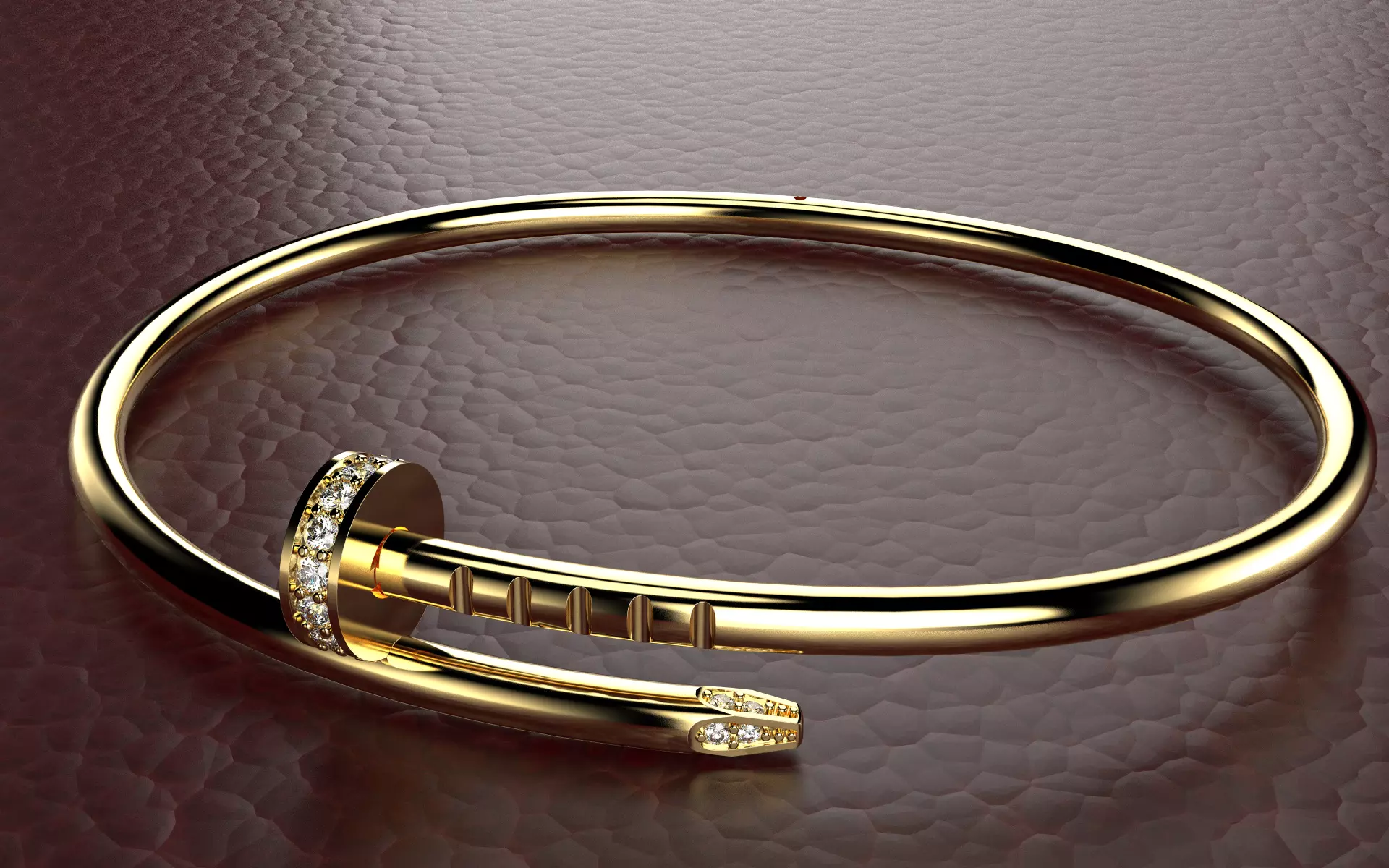 Bracelet Juste Un Clou 180mm 3D print model_0