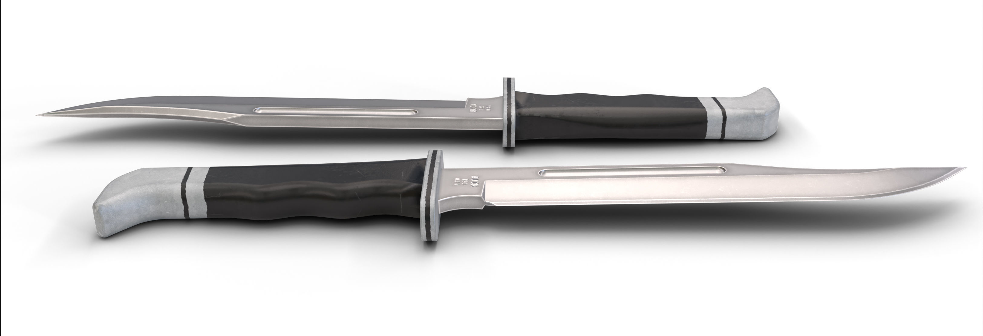 Ghostface knife Low-poly 3D model_3