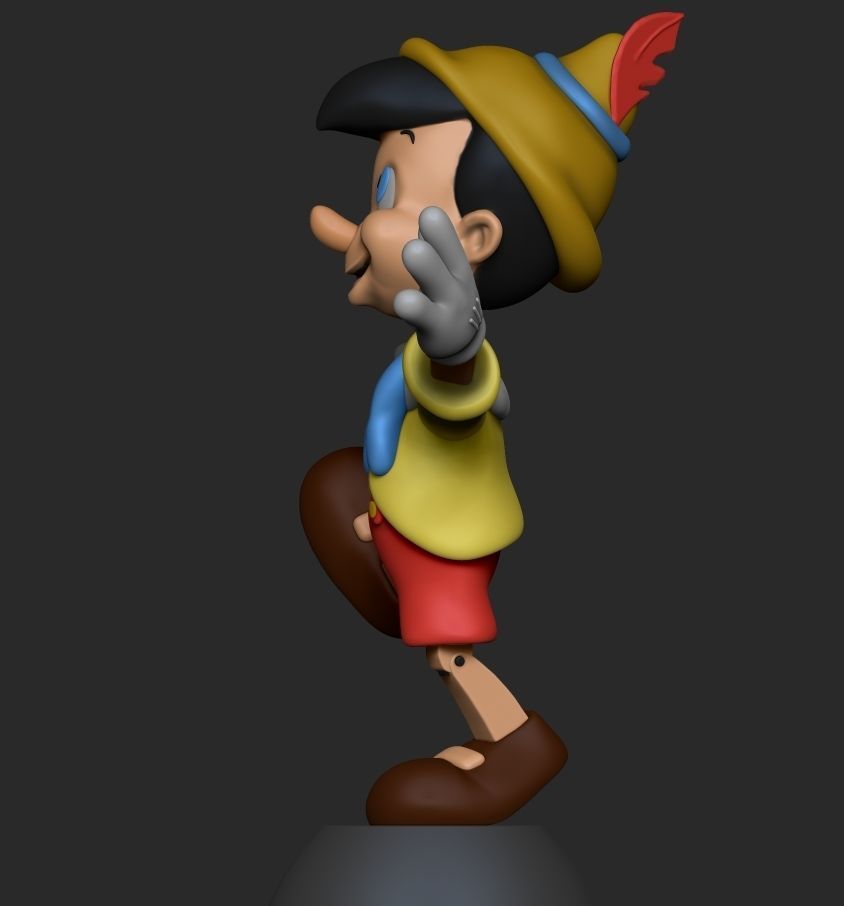 Pinocchio  3D print model_5