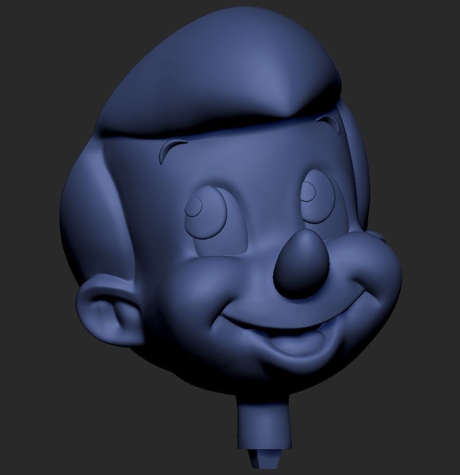 Pinocchio  3D print model_15