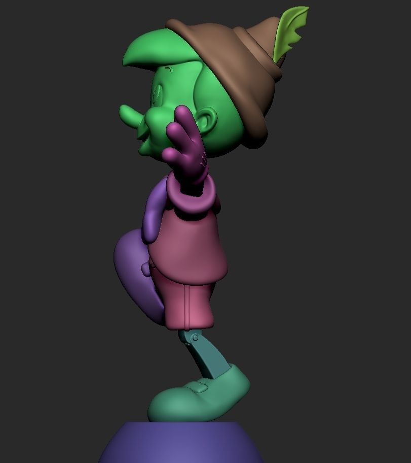 Pinocchio  3D print model_13