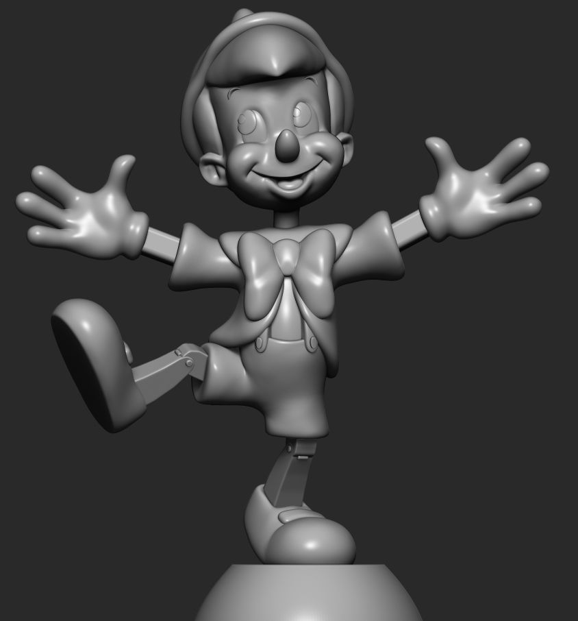 Pinocchio  3D print model_6