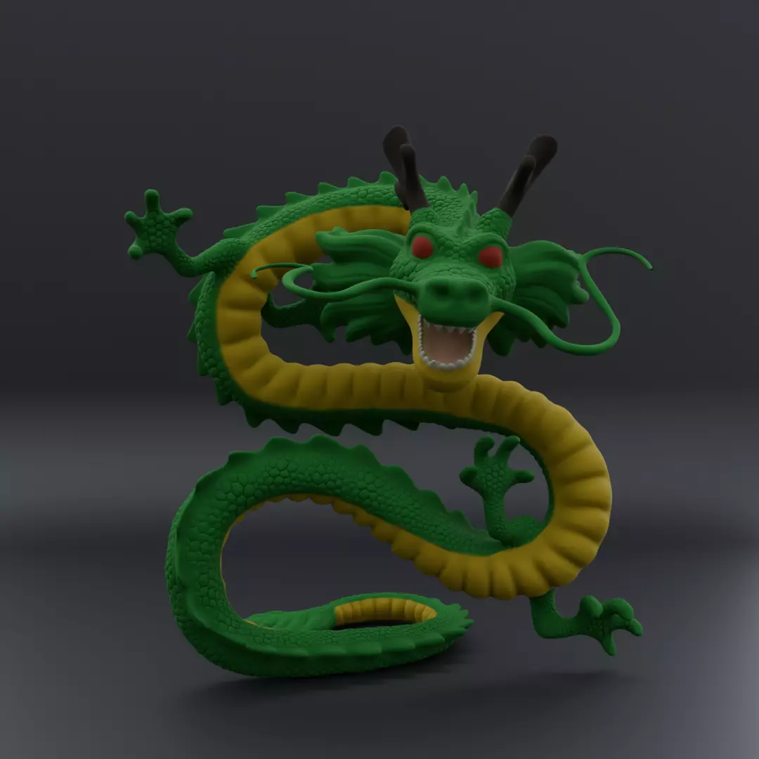 Shenron - Shenlong STL 3d printing file 3D print model 3D print model