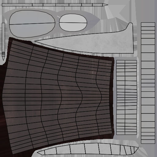 Gurkha kukri Low-poly 3D model_14