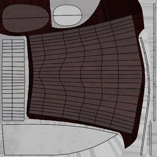 Gurkha kukri Low-poly 3D model_13