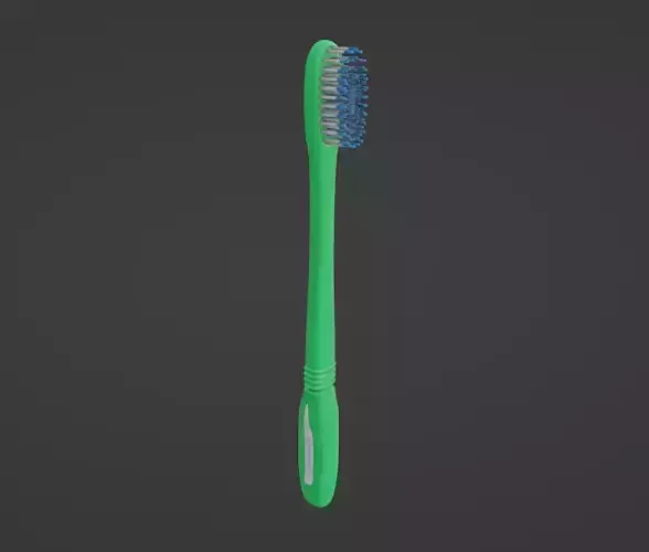 Toothbrush Low-poly 3D model