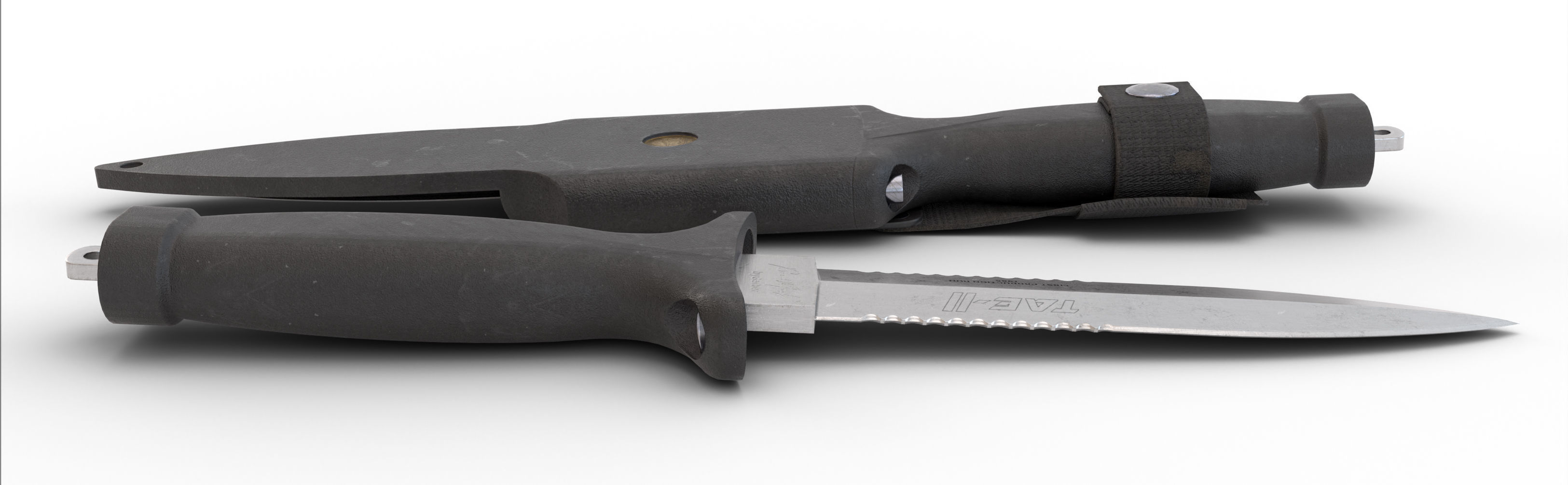 Jack Burtons dagger Low-poly 3D model_2