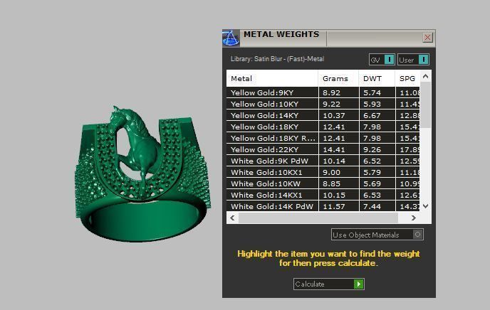ring horse 3D print model_4