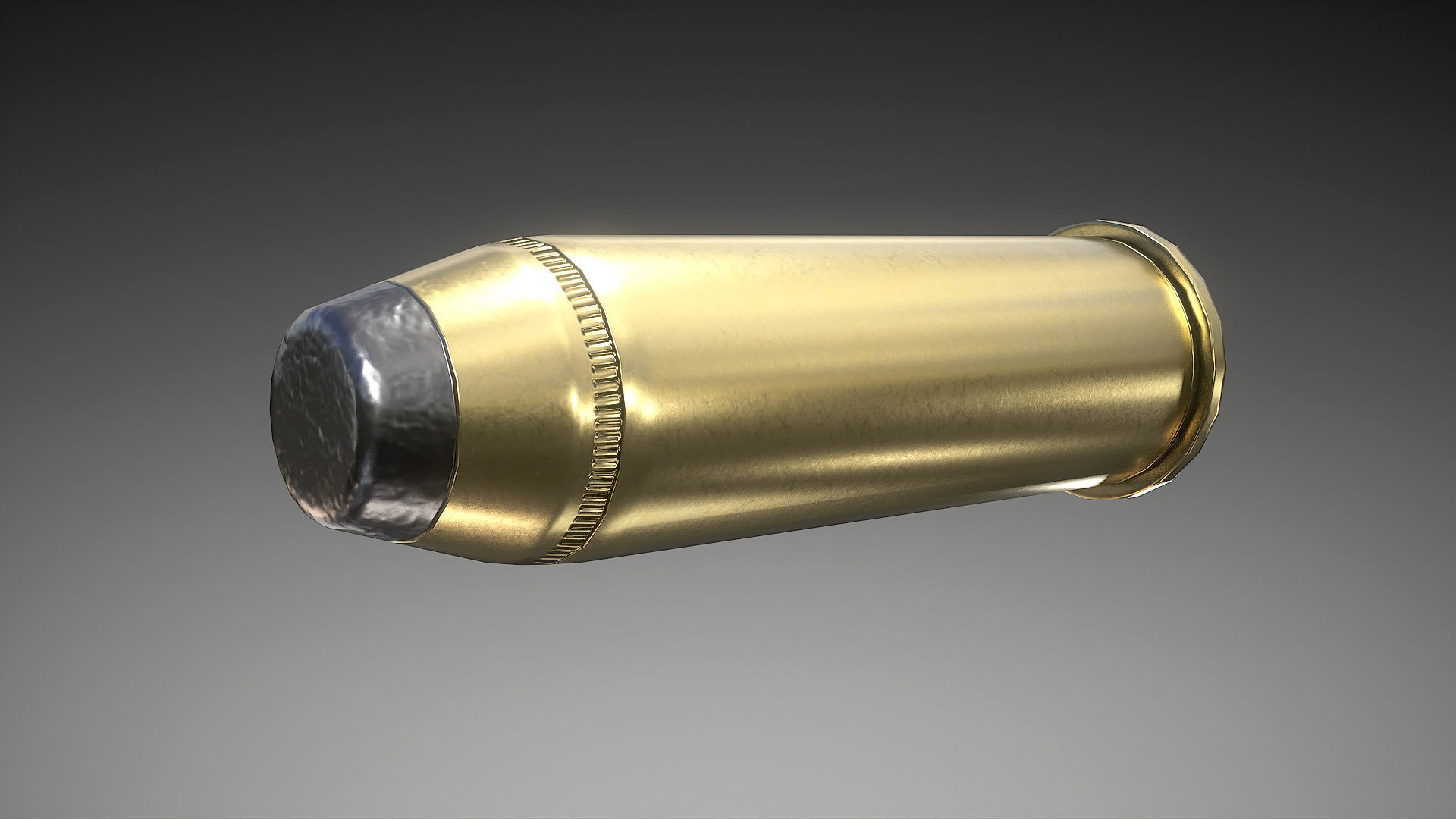 Ruger Super Redhawke Alaskan Low-poly 3D model_22