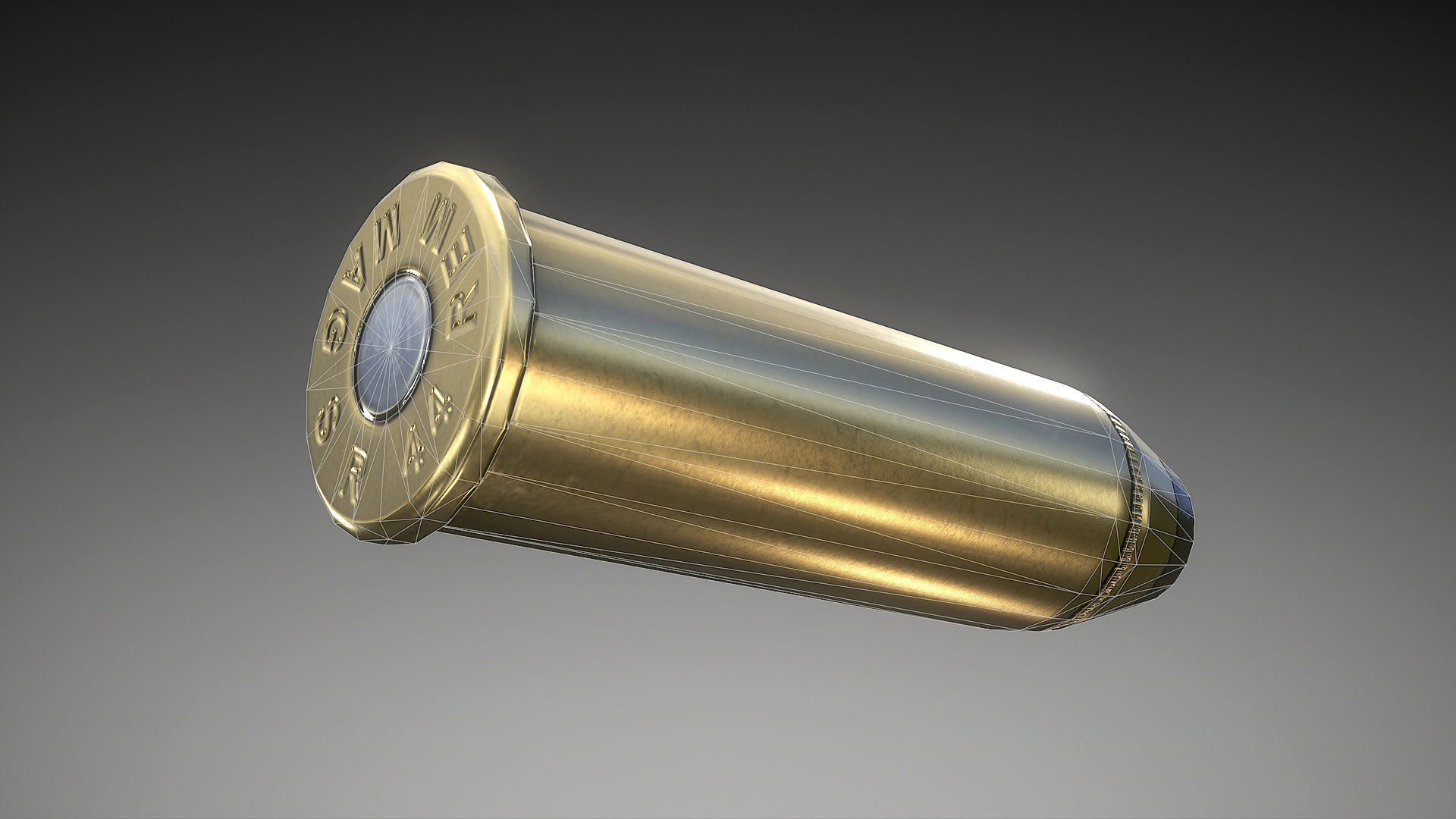 Ruger Super Redhawke Alaskan Low-poly 3D model_29