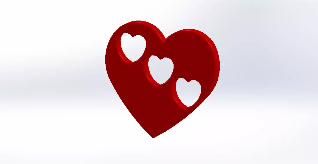 heart pendant 2 52844 3D print model_0