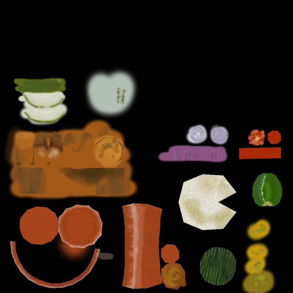 INDIAN FOOD Free low-poly 3D model_3