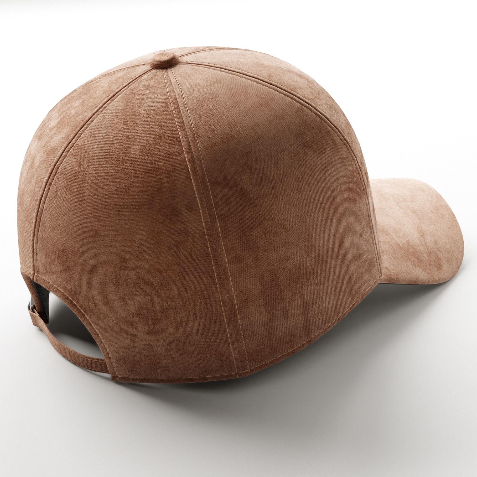 Cap Microvelour 3D model_6