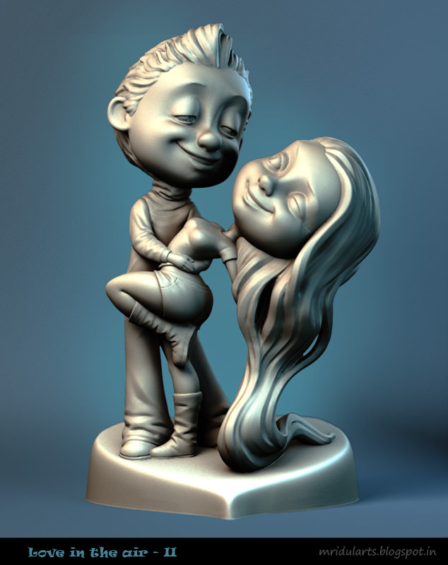 Love in the Air - II 3D print model_4