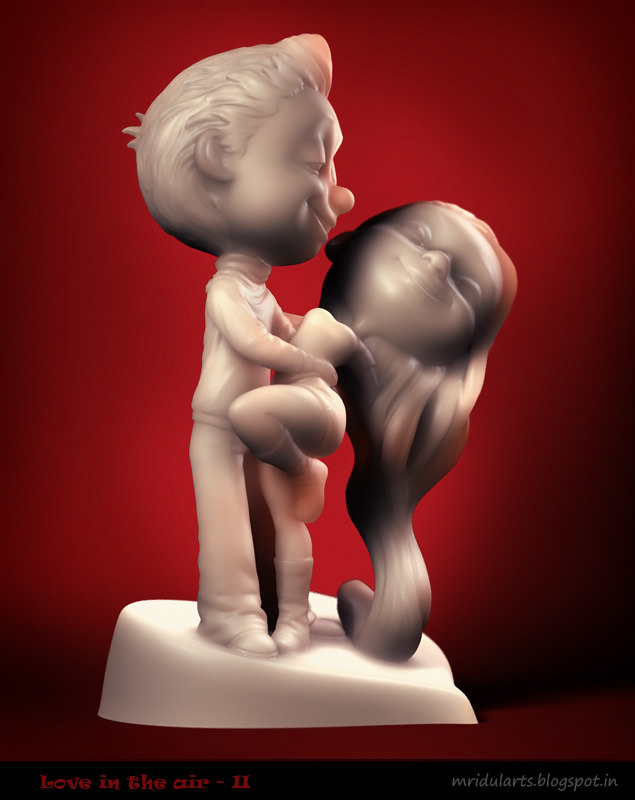 Love in the Air - II 3D print model_3