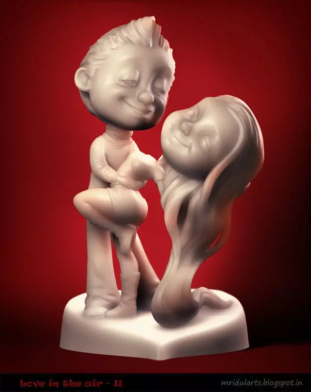 Love in the Air - II 3D print model_0