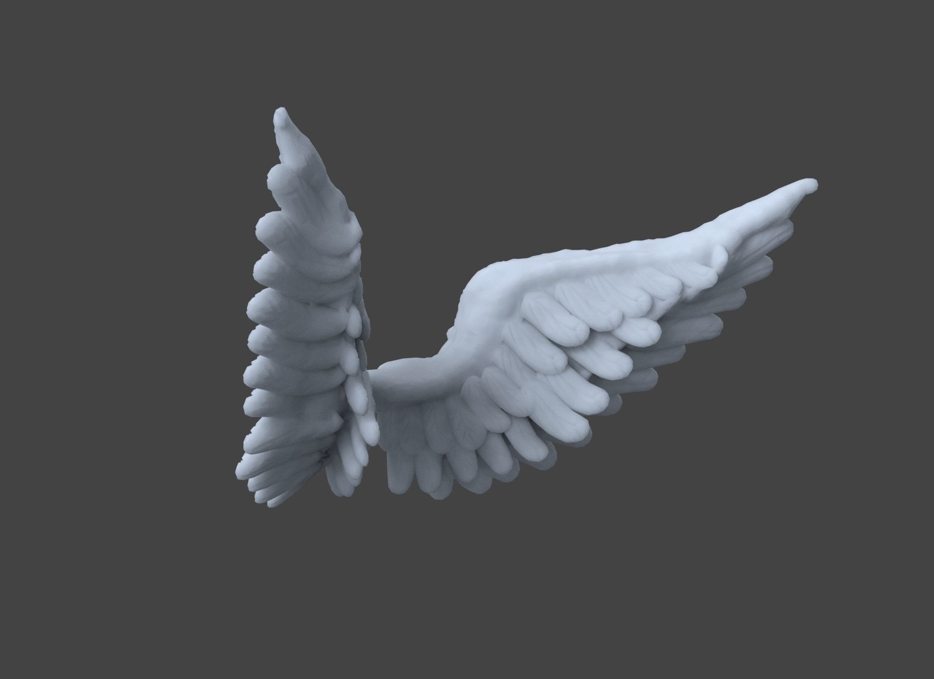 Angel Wings 3D print model_1