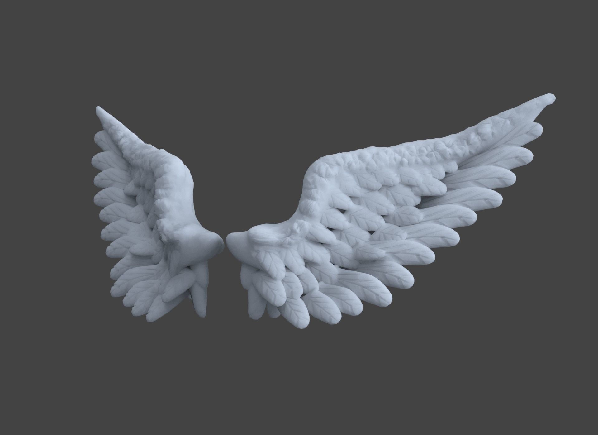 Angel Wings 3D print model_2