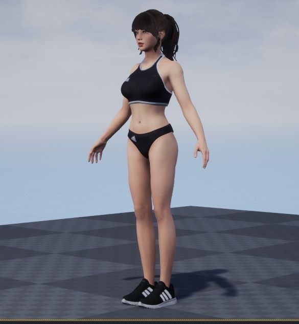 Joy Sport  Game Asset Version Low-poly 3D model_34