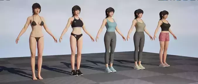 Joy Sport  Game Asset Version Low-poly 3D model