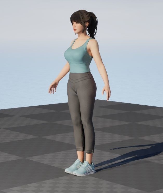 Joy Sport  Game Asset Version Low-poly 3D model_96