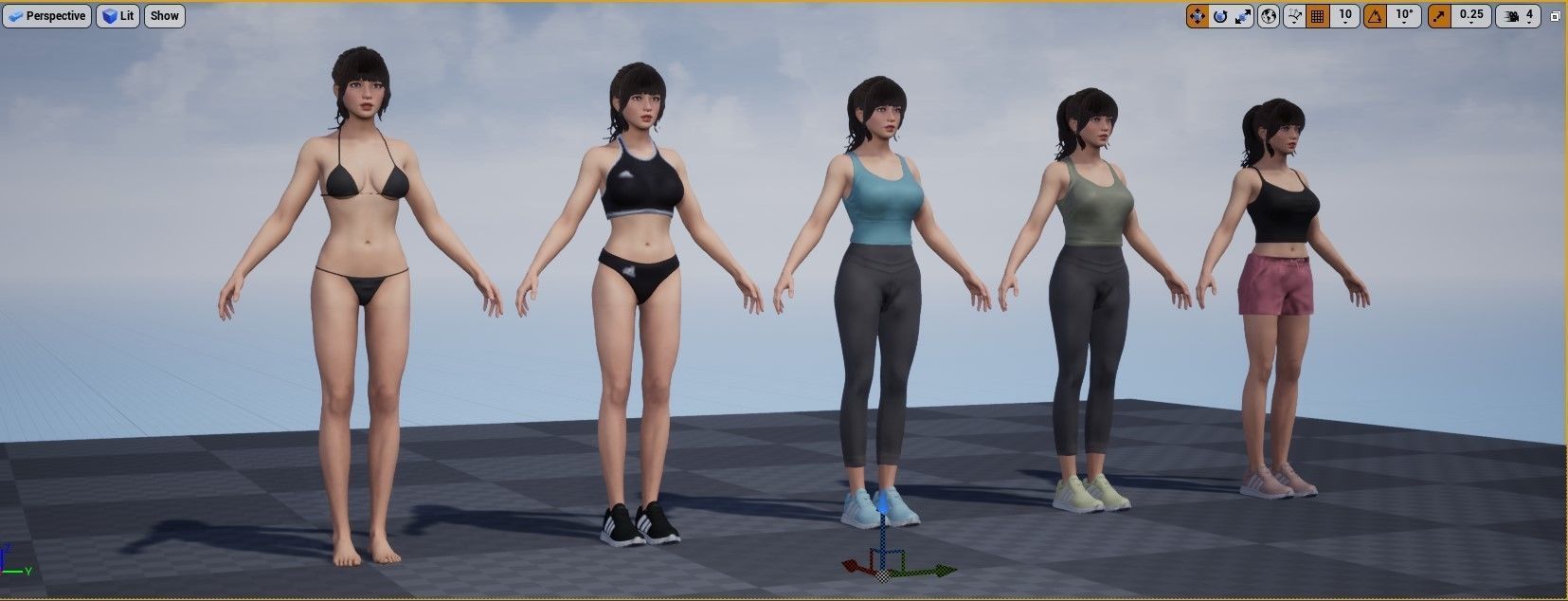 Joy Sport  Game Asset Version Low-poly 3D model_12