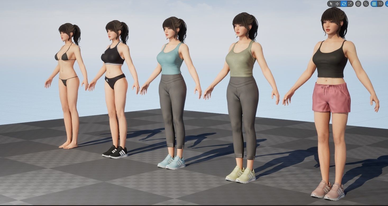 Joy Sport  Game Asset Version Low-poly 3D model_98