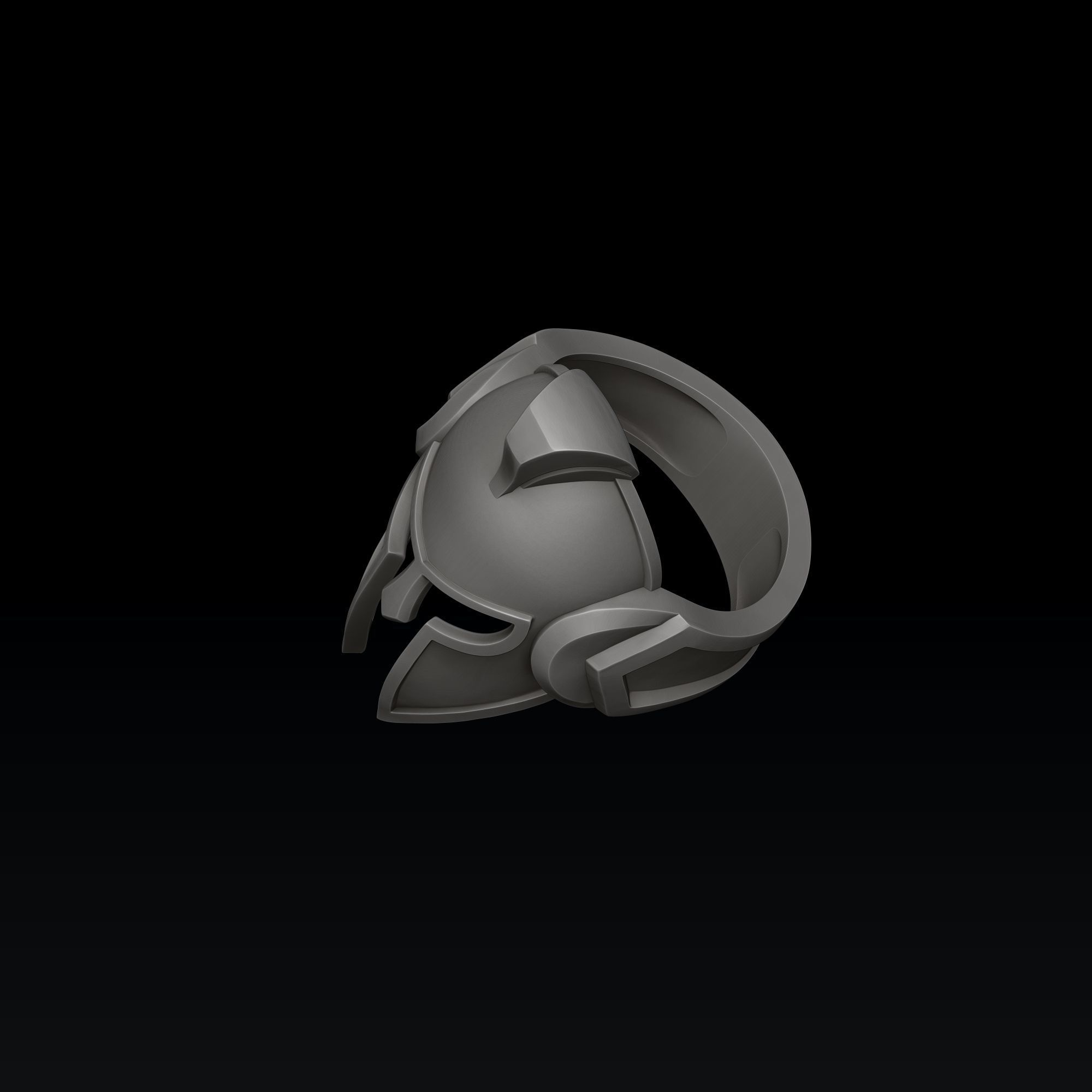 Helmet Ring 3D print model_1