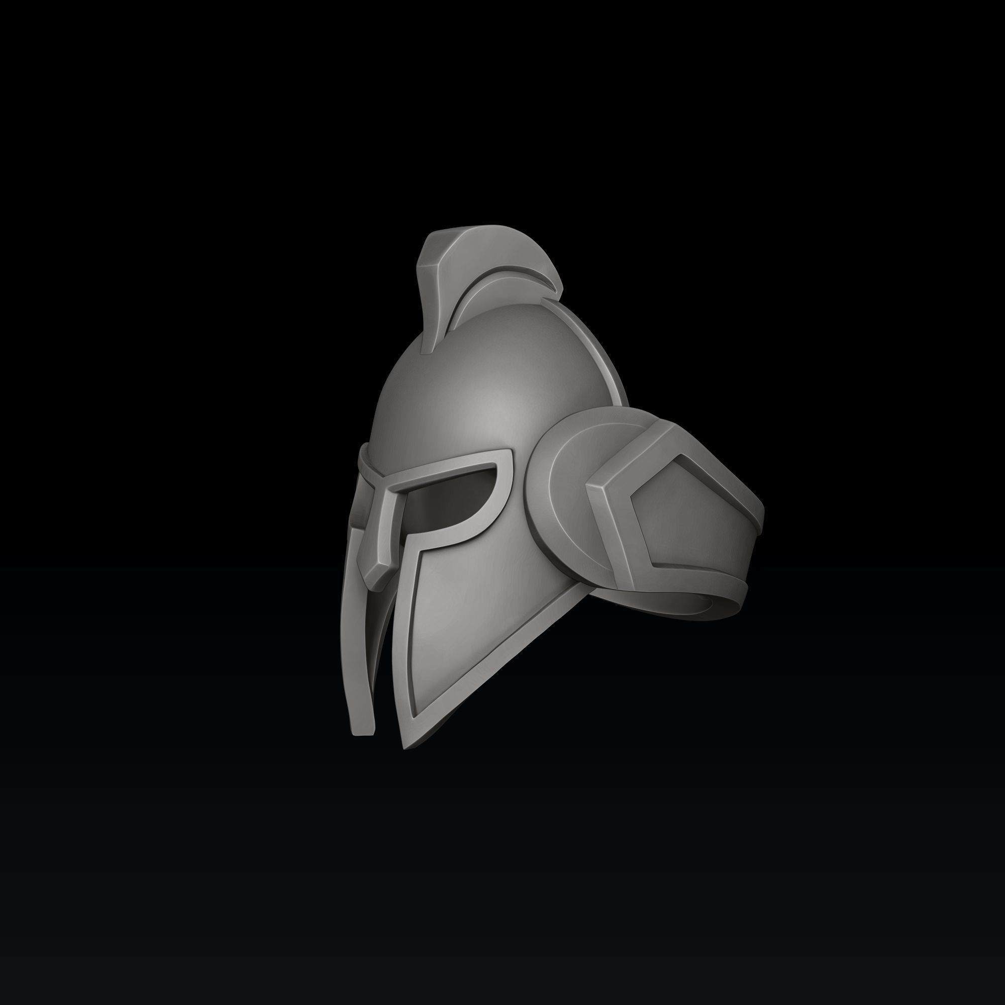 Helmet Ring 3D print model_7