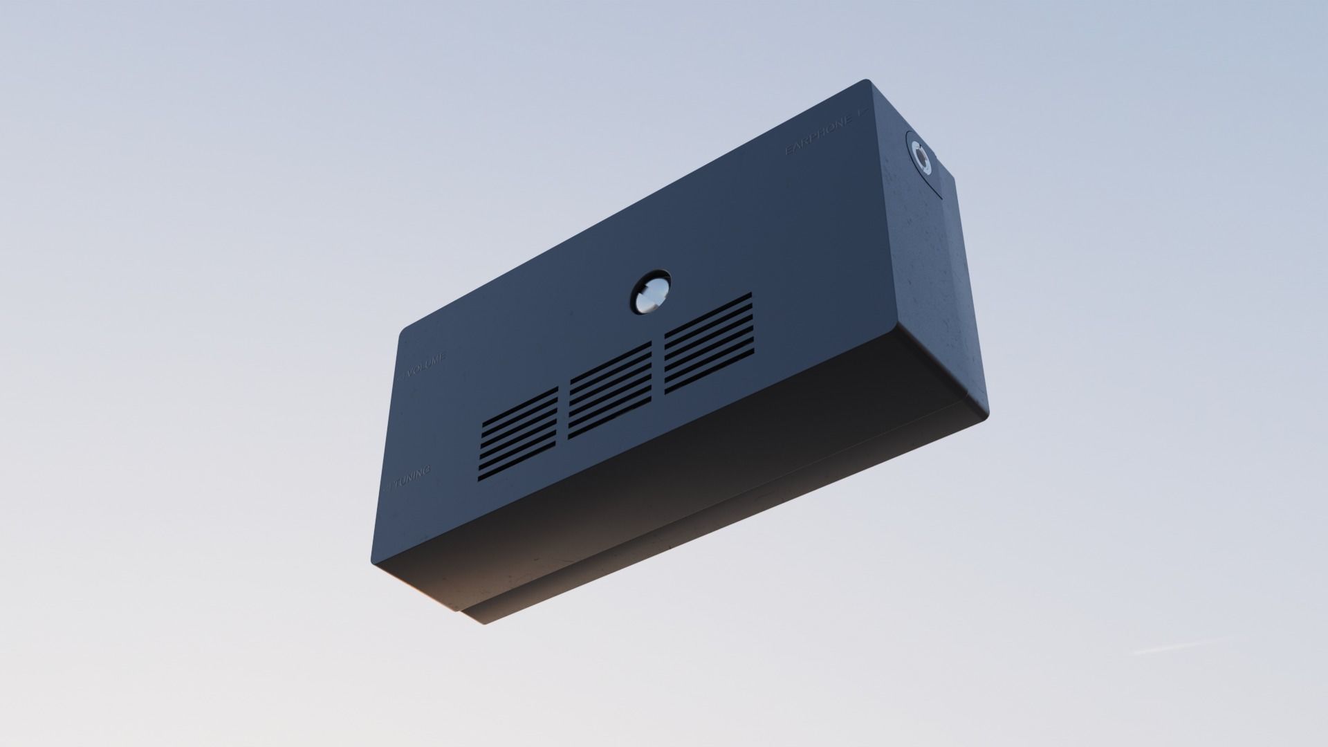 1960s TMK 10 Transistor Radio 3D model_4