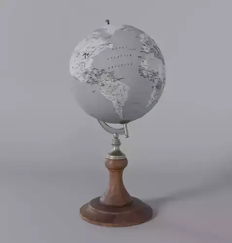 Globe World Map-vintage table globe