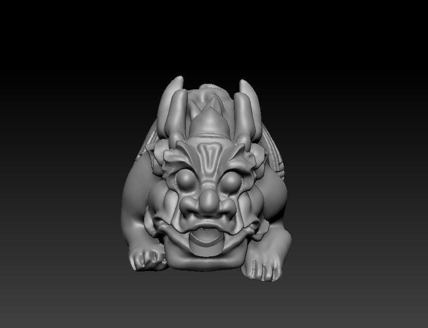 Pixiu Face Bracelet-Unicorn bracelet  statue 3D print model 3D print model_2